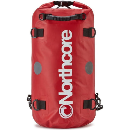 Northcore 40 Litre Dry Bag Roll Top Back Pack Dry Bag Northcore Red