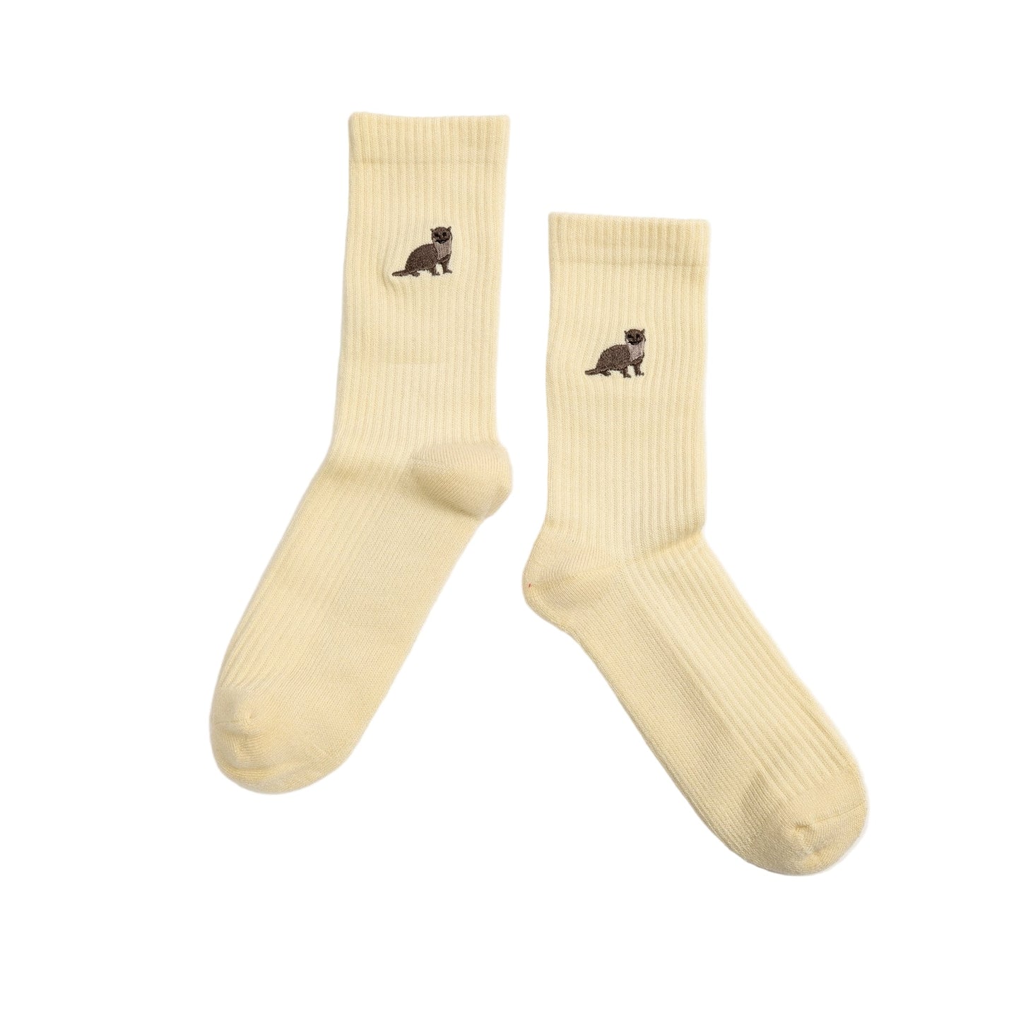 Save the Otter Ribbed Bamboo Socks Socks Bare Kind
