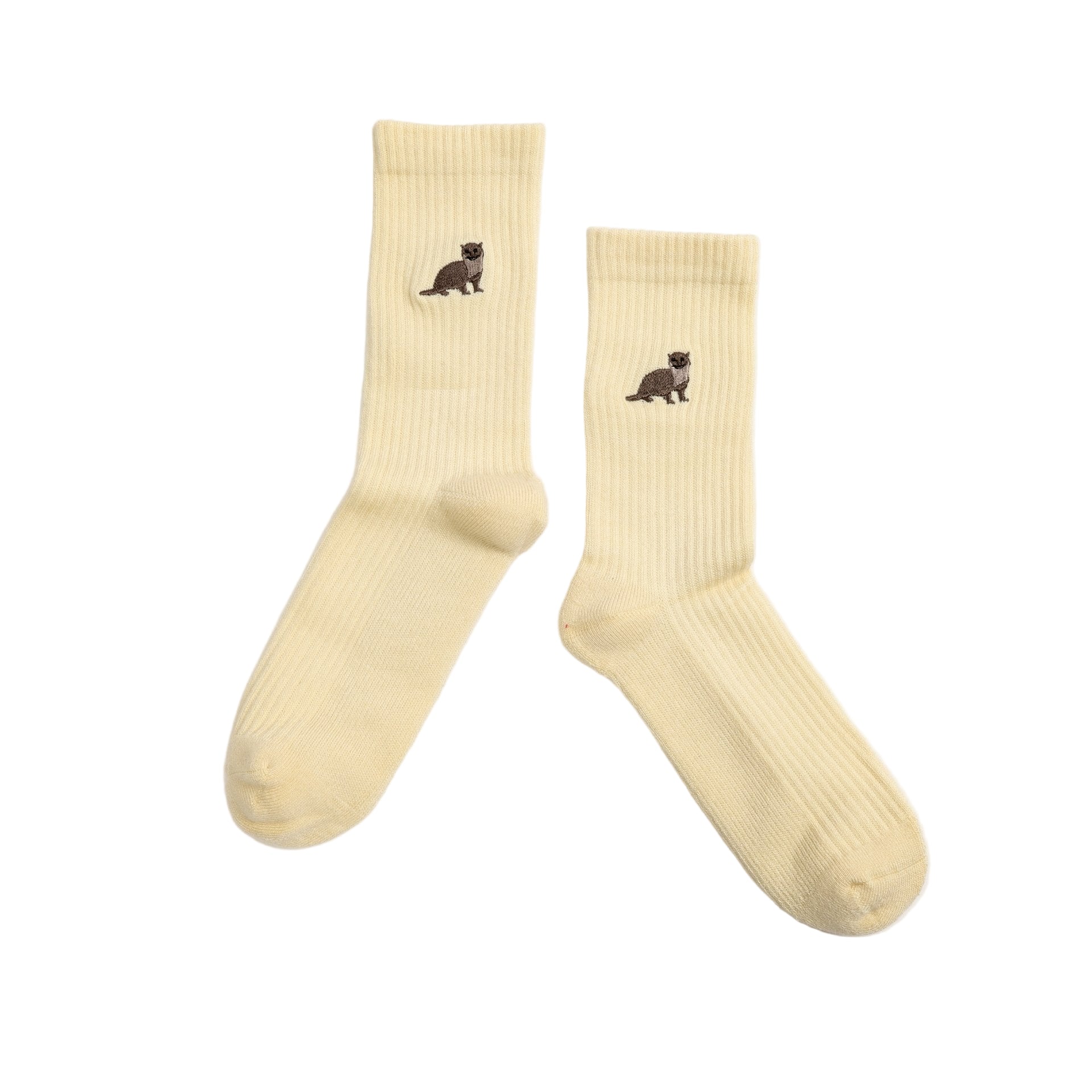 Save the Otter Ribbed Bamboo Socks Socks Bare Kind