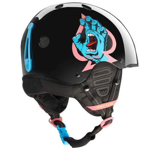 Pro-Tec Snow Helmet X Santa Cruz Low Pro Snow Helmet Pro Tec XS/S Gloss Black