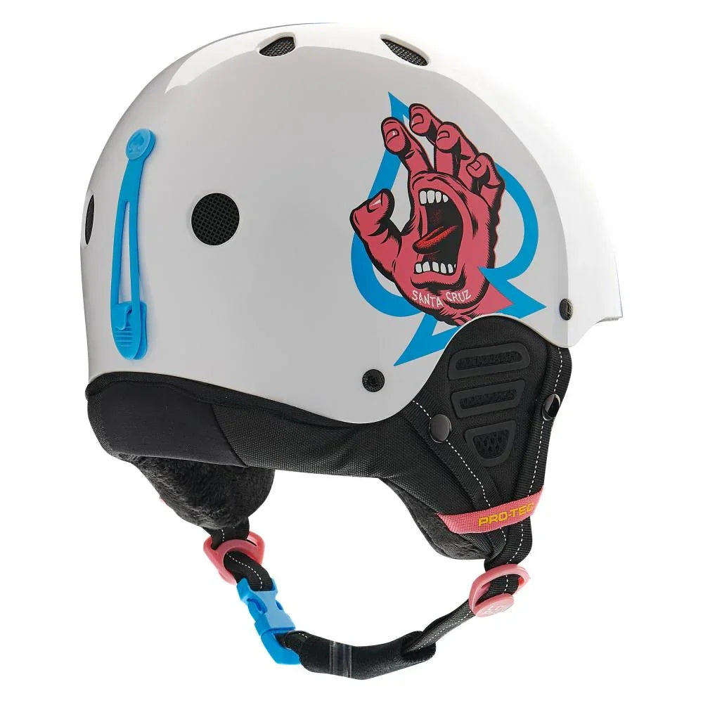 Pro-Tec Snow Helmet X Santa Cruz Low Pro Snow Helmet Pro Tec XS/S Gloss White