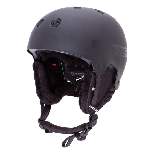 Pro-Tec Snow Helmet Old School Snow W/MIPS Stealth Black Helmet Pro Tec XS