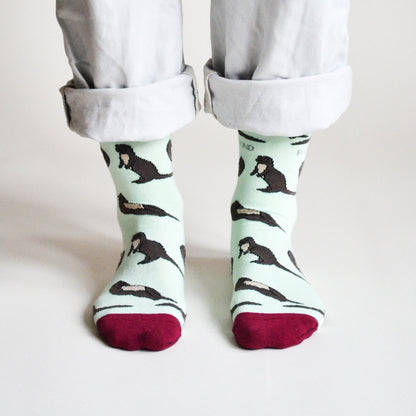 Save the Otters Bamboo Socks Socks Bare Kind