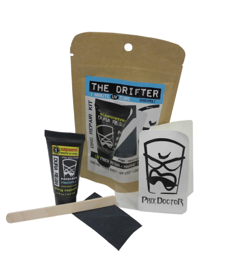 Phix Doctor 'The Drifter' Surfboard Ding Repair Kit (PU/Epoxy) Surfboard Repair Kit Phix Doctor