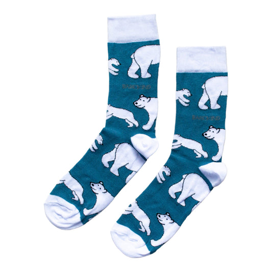 Save the Polar Bears Bamboo Socks Socks Bare Kind