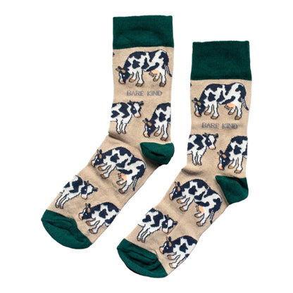 Save the Cows Bamboo Socks Socks Bare Kind