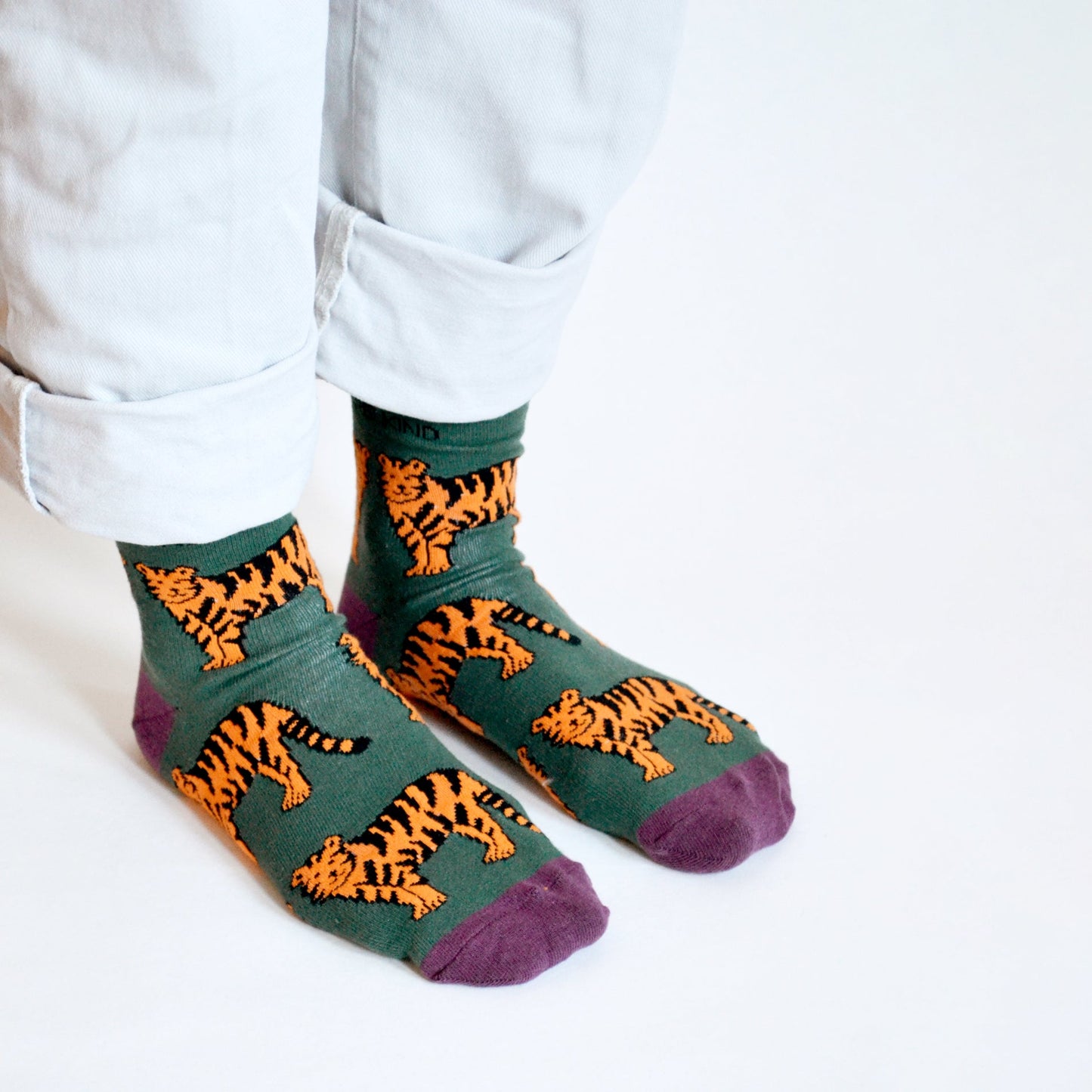 Save the Tigers Bamboo Socks Socks Bare Kind