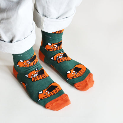 Save the Red Pandas Bamboo Socks Socks Bare Kind