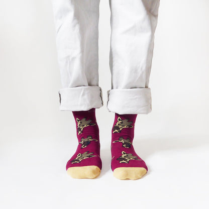 Save the Giraffes Bamboo Socks Socks Bare Kind