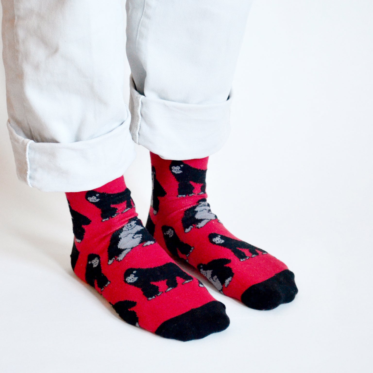 Save the Gorillas Bamboo Socks Socks Bare Kind
