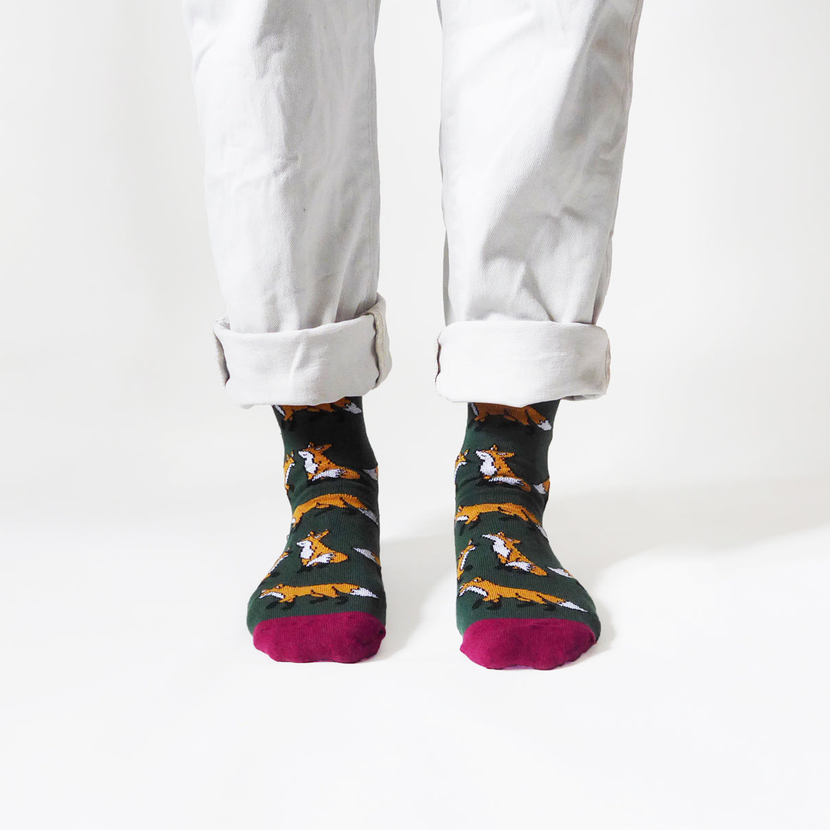Save the Foxes Bamboo Socks Socks Bare Kind