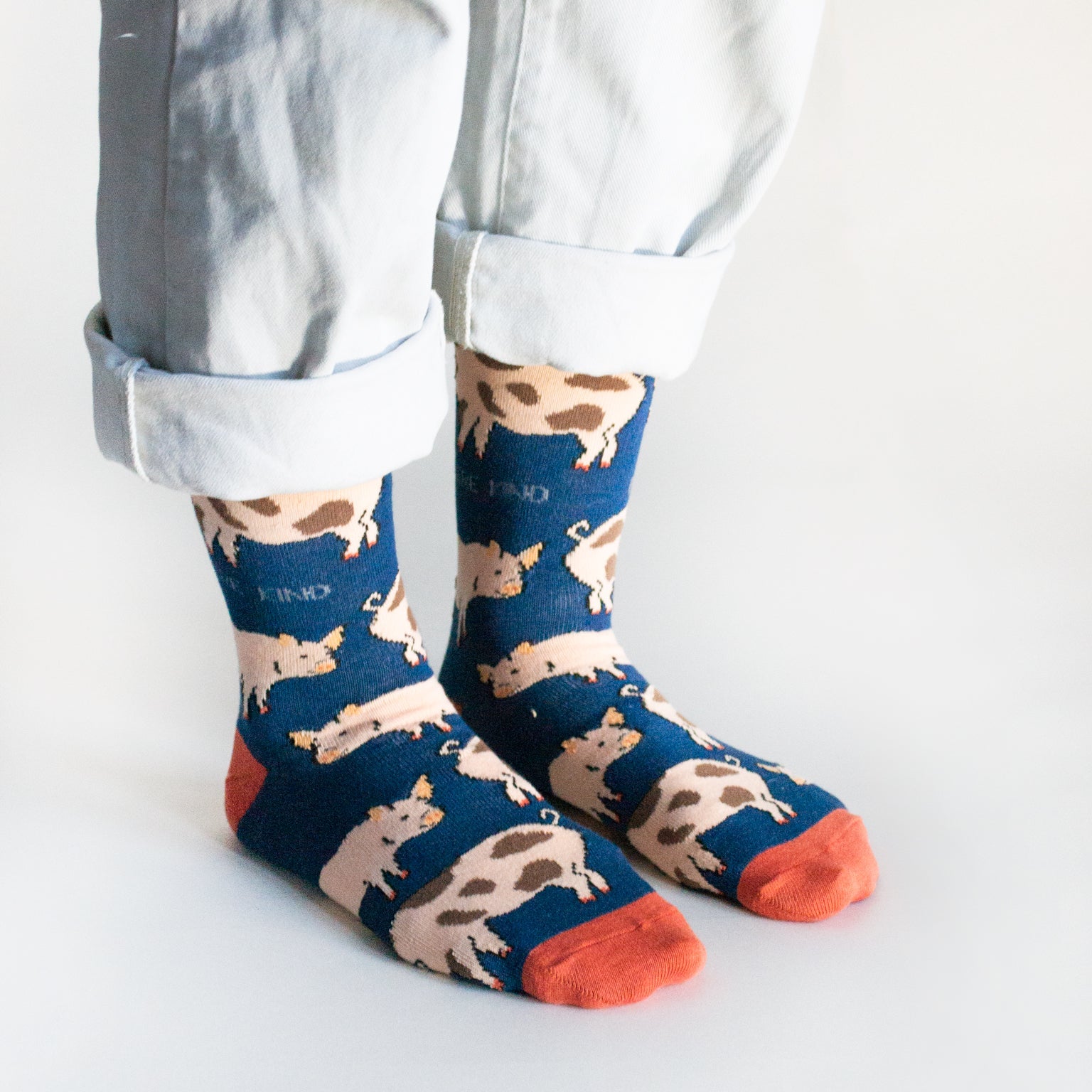 Save the Pigs Bamboo Socks Socks Bare Kind