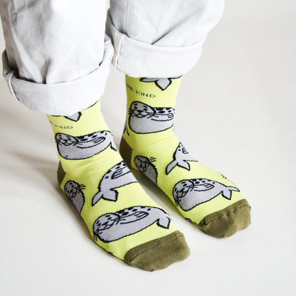 Save the Seals Bamboo Socks Socks Bare Kind