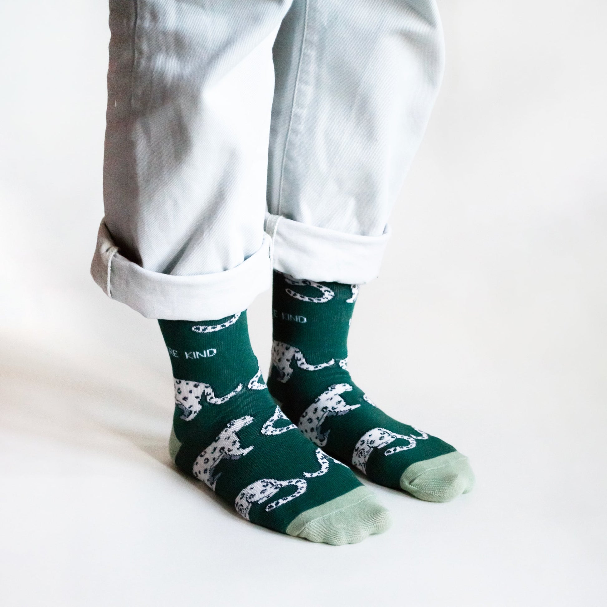 Save the Snow Leopards Bamboo Socks Socks Bare Kind