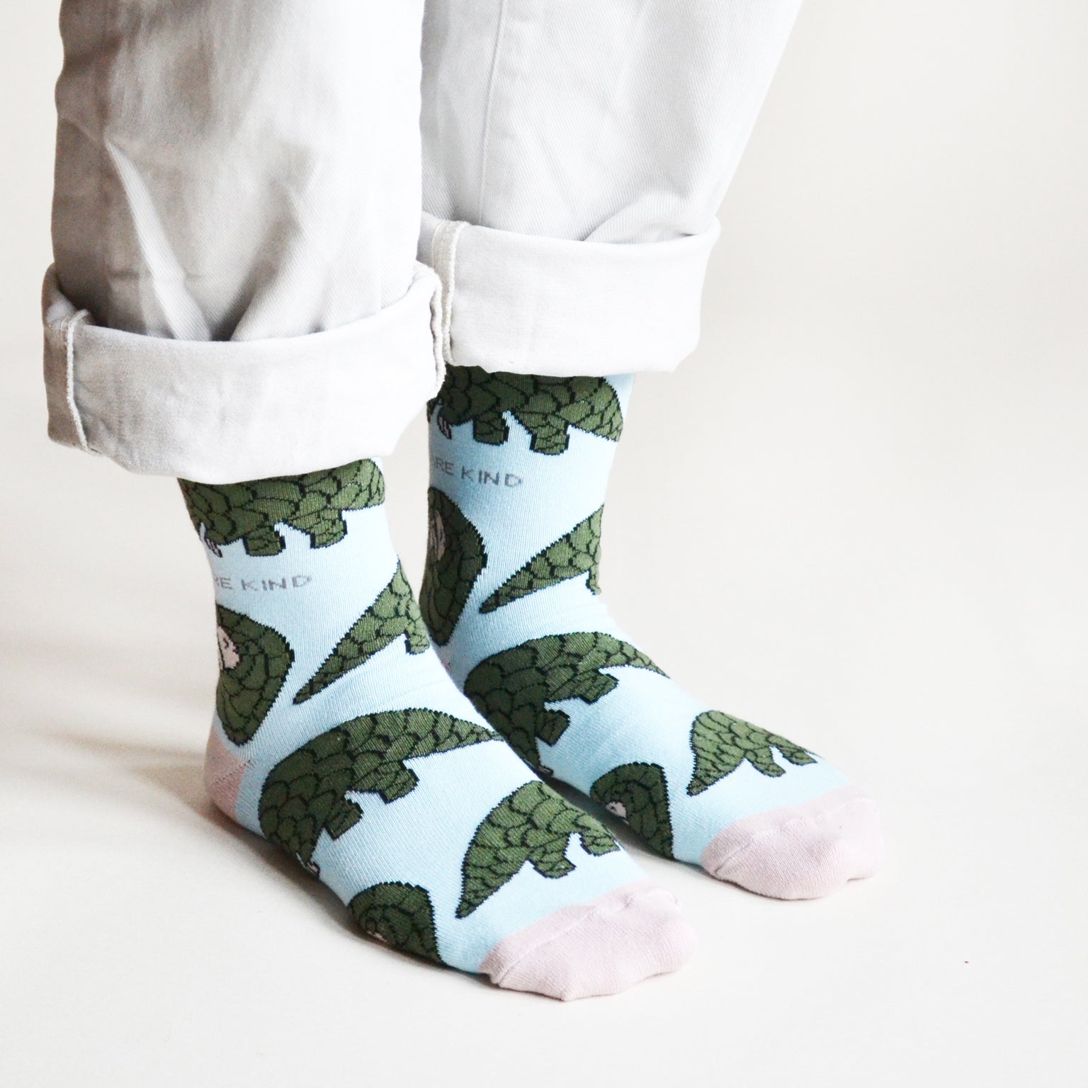 Save the Pangolins Bamboo Socks Socks Bare Kind