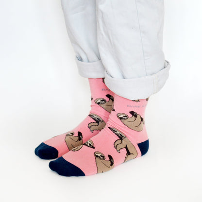 Save the Sloths Bamboo Socks Socks Bare Kind