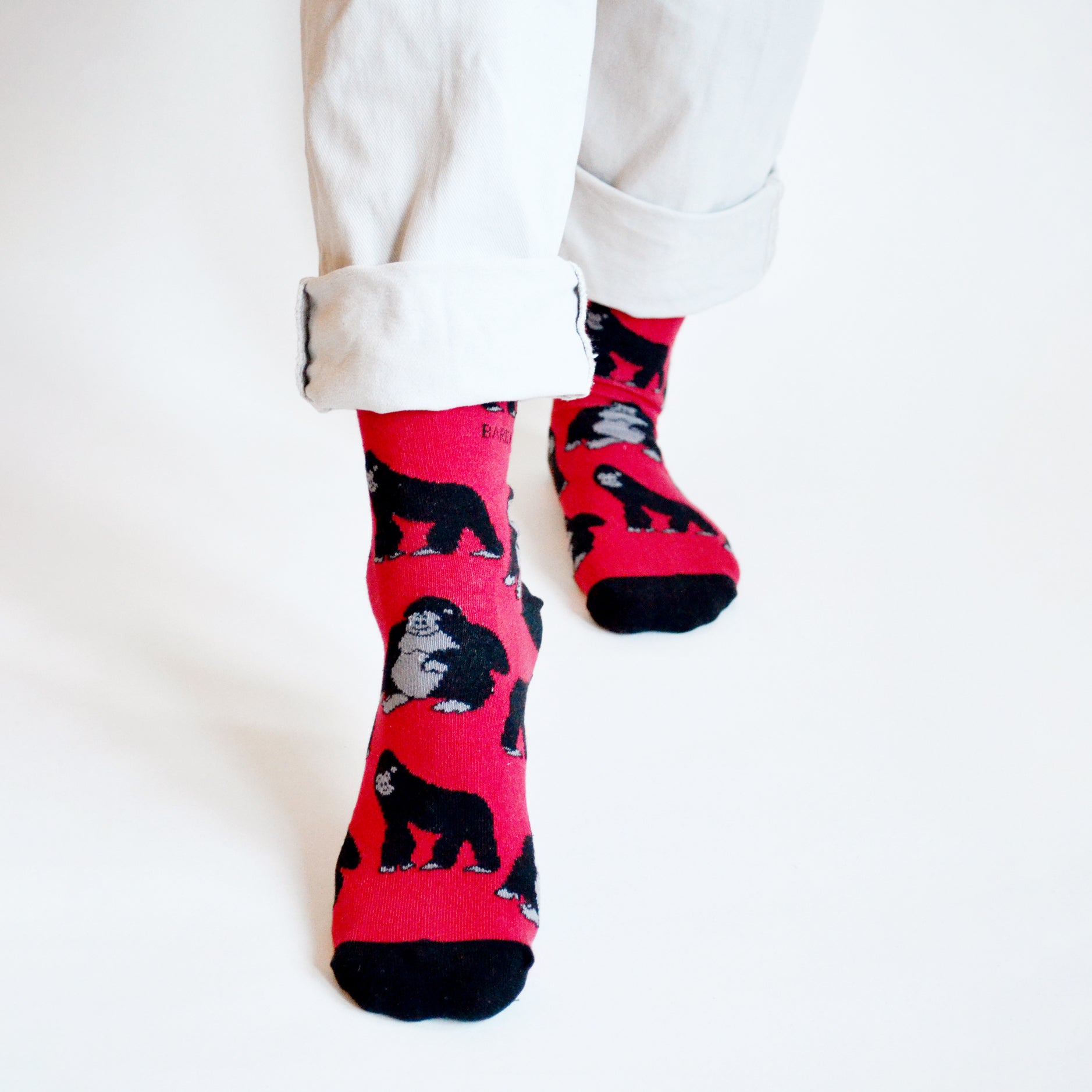 Save the Gorillas Bamboo Socks Socks Bare Kind