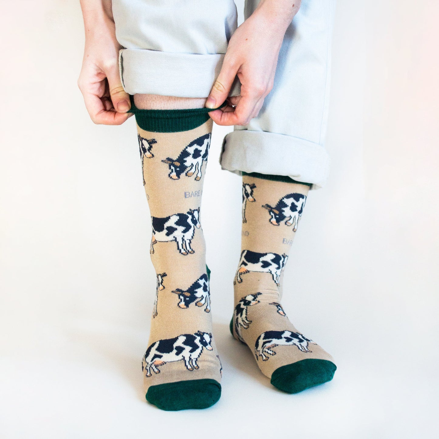 Save the Cows Bamboo Socks Socks Bare Kind