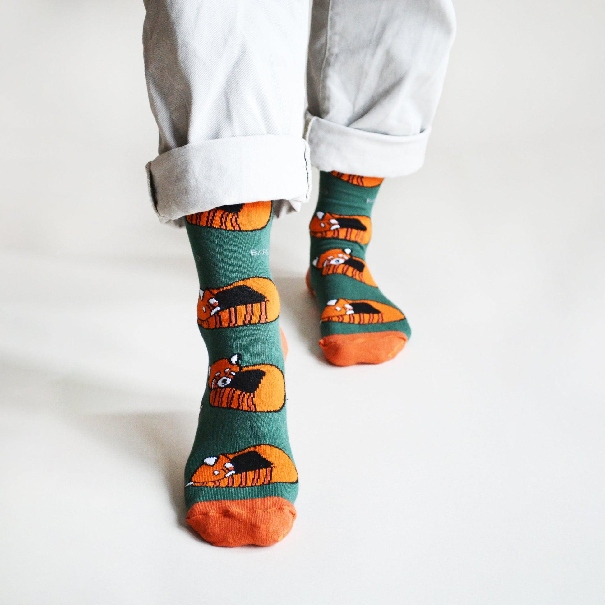 Save the Red Pandas Bamboo Socks Socks Bare Kind