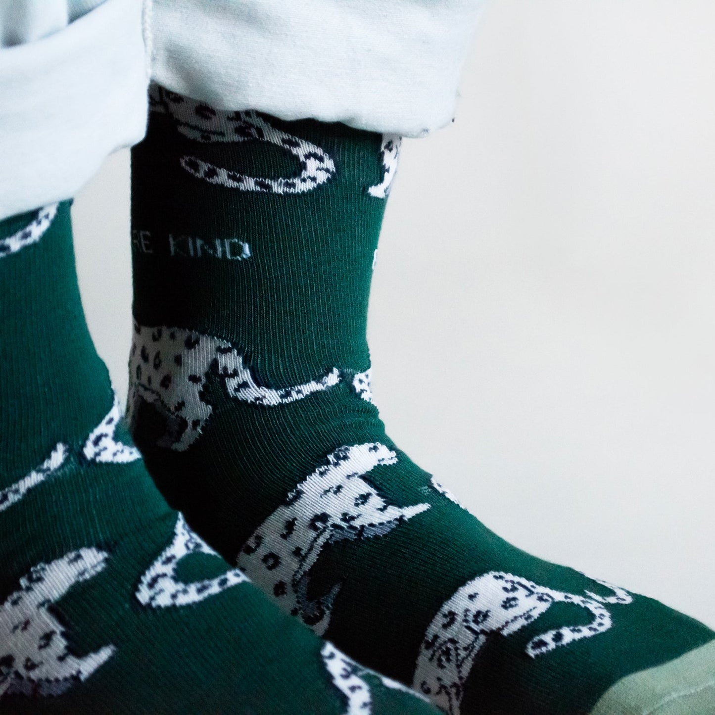 Save the Snow Leopards Bamboo Socks Socks Bare Kind
