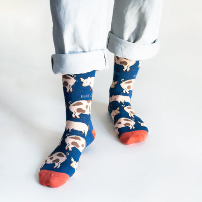 Save the Pigs Bamboo Socks Socks Bare Kind