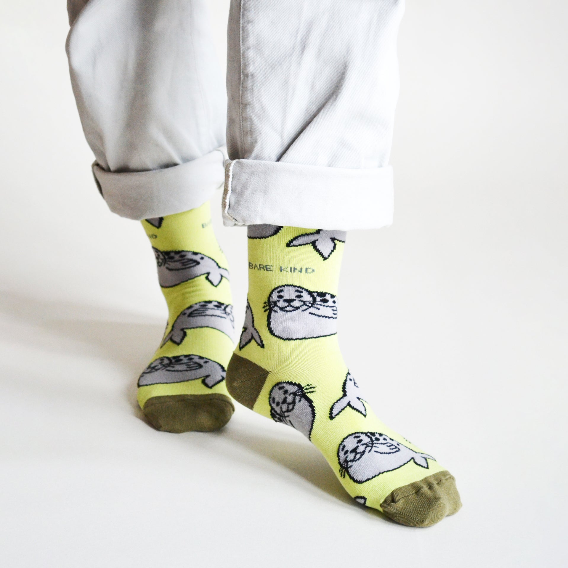 Save the Seals Bamboo Socks Socks Bare Kind