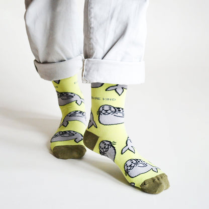 Save the Seals Bamboo Socks Socks Bare Kind