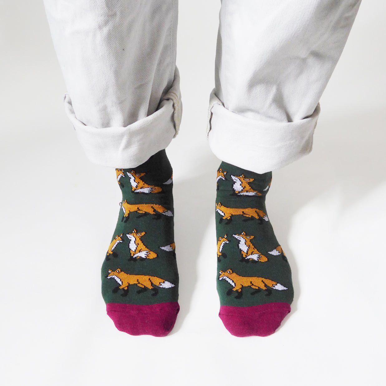 Save the Foxes Bamboo Socks Socks Bare Kind