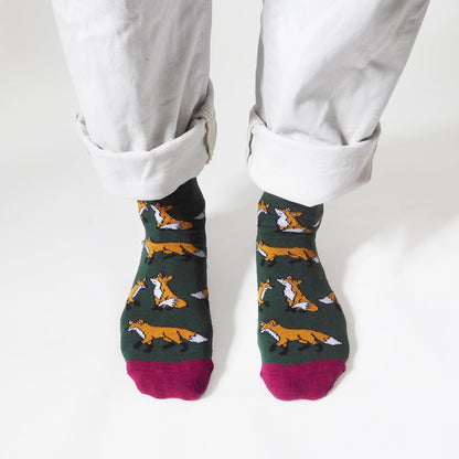 Save the Foxes Bamboo Socks Socks Bare Kind