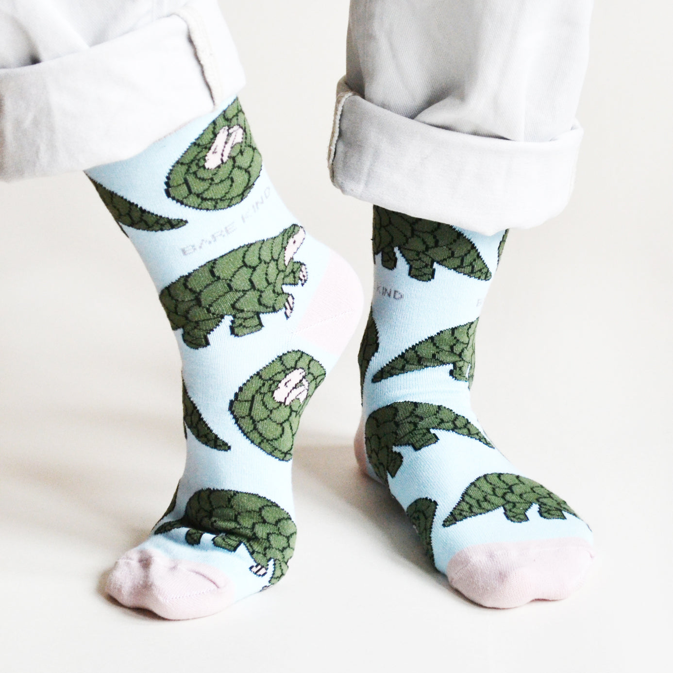 Save the Pangolins Bamboo Socks Socks Bare Kind