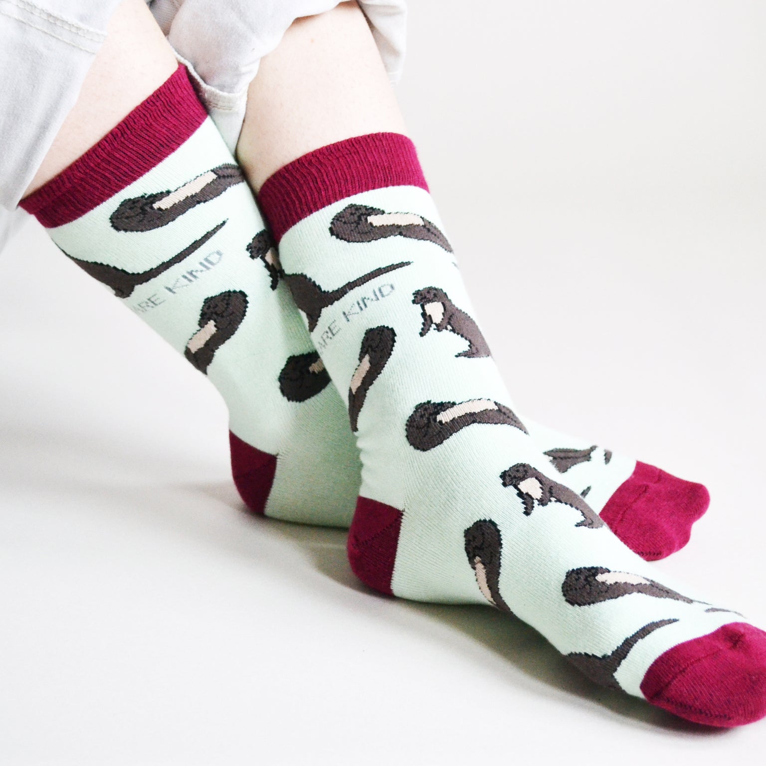 Save the Otters Bamboo Socks Socks Bare Kind