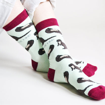 Save the Otters Bamboo Socks Socks Bare Kind