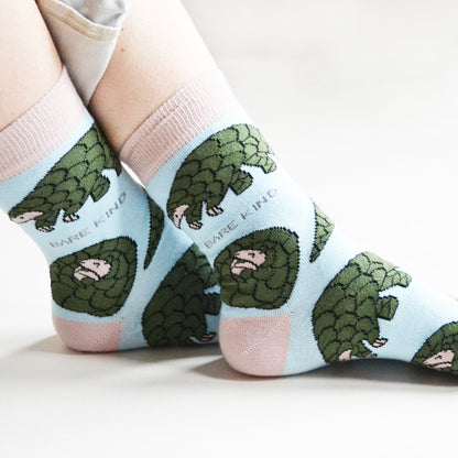 Save the Pangolins Bamboo Socks Socks Bare Kind