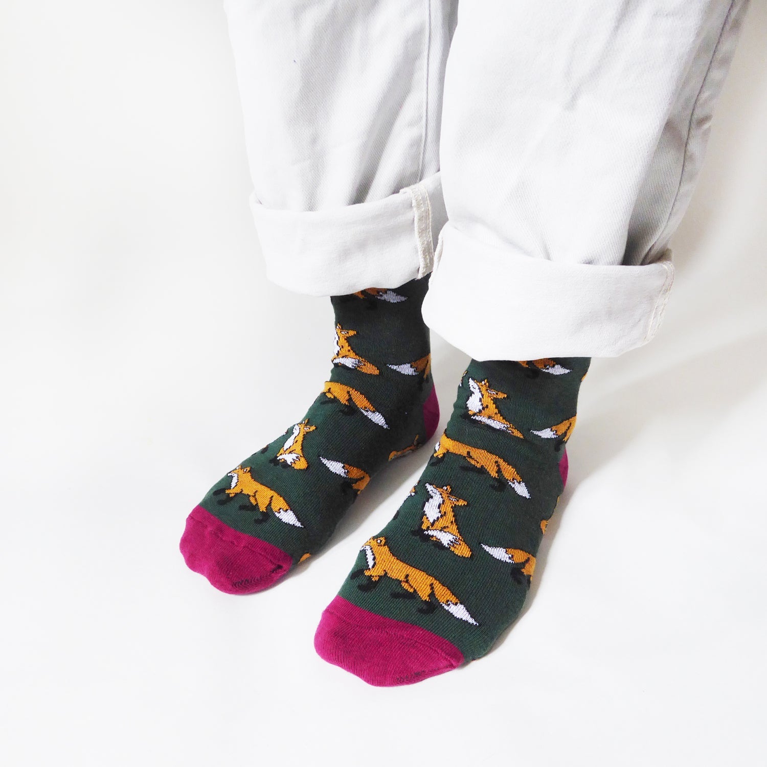 Save the Foxes Bamboo Socks Socks Bare Kind