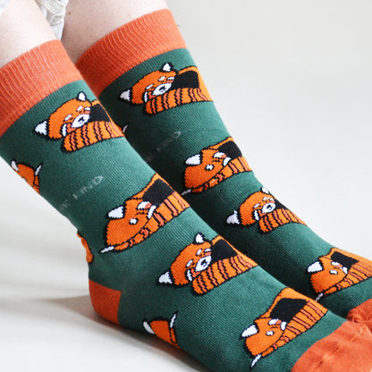 Save the Red Pandas Bamboo Socks Socks Bare Kind