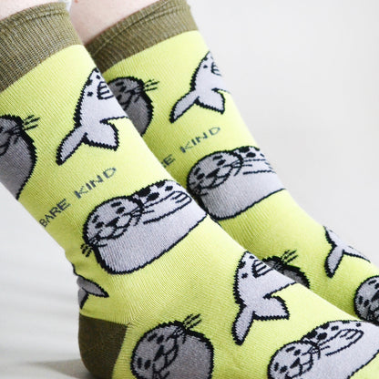 Save the Seals Bamboo Socks Socks Bare Kind