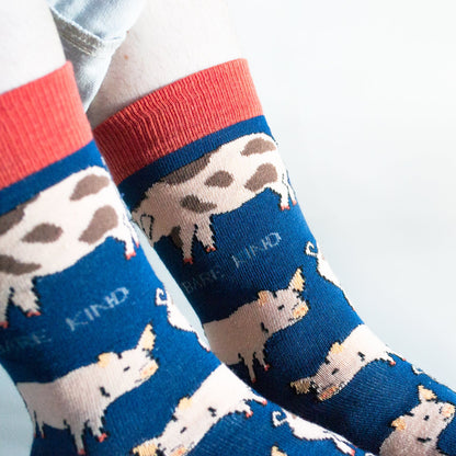 Save the Pigs Bamboo Socks Socks Bare Kind