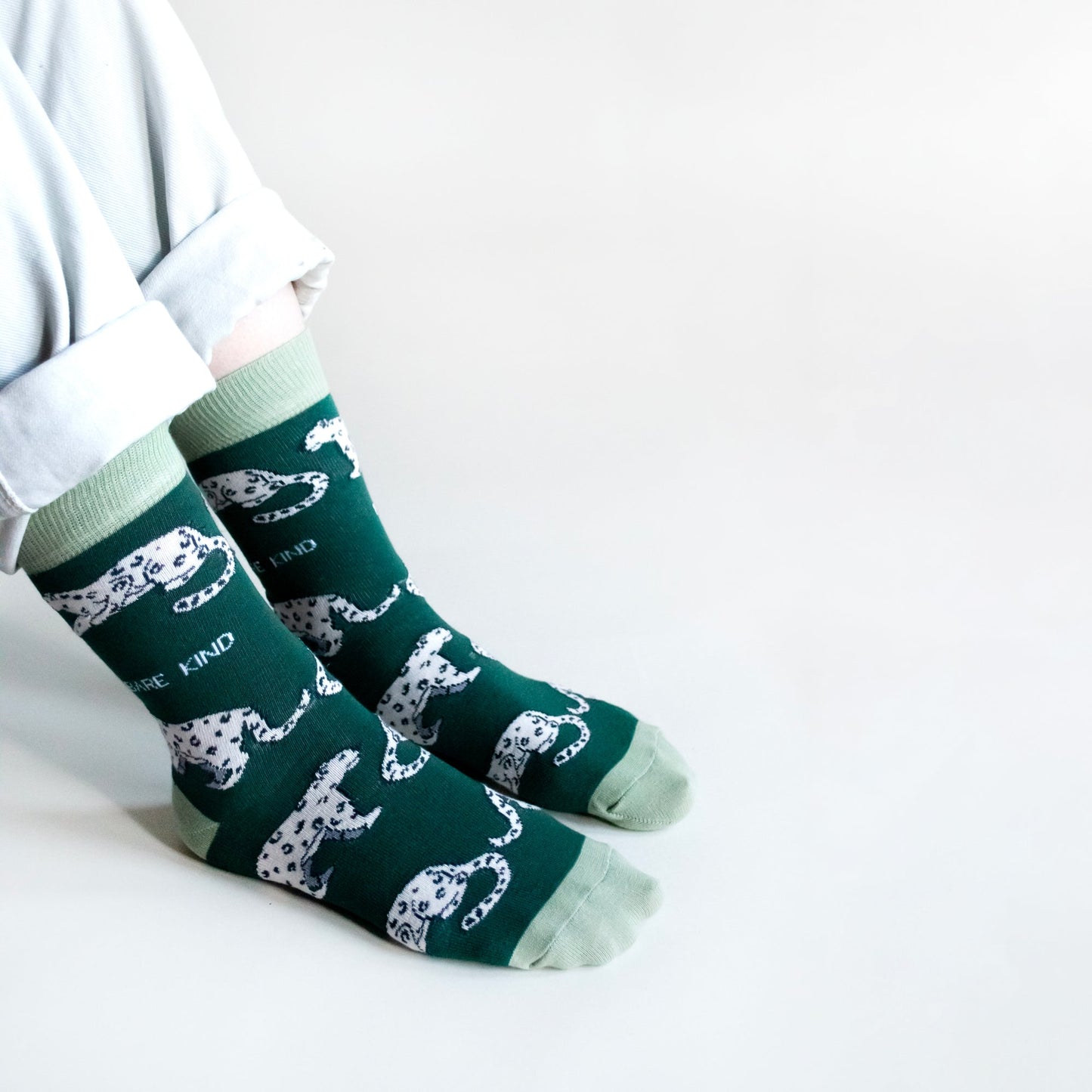 Save the Snow Leopards Bamboo Socks Socks Bare Kind