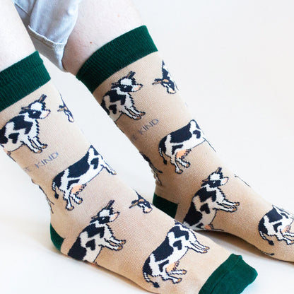 Save the Cows Bamboo Socks Socks Bare Kind