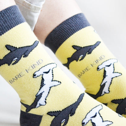 Save the Sharks Bamboo Socks Socks Bare Kind
