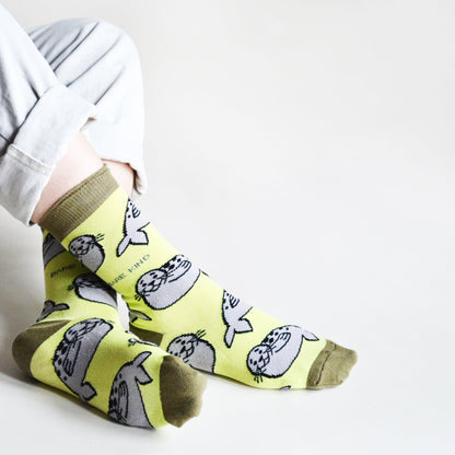 Save the Seals Bamboo Socks Socks Bare Kind
