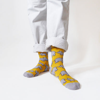 Save the Rhinos Bamboo Socks Socks Bare Kind