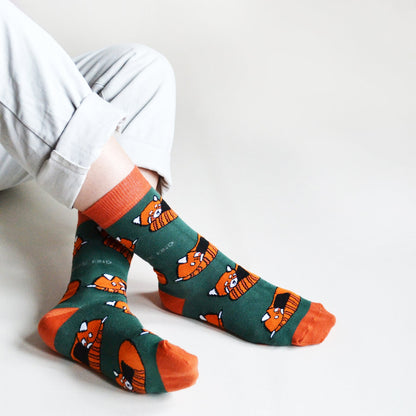 Save the Red Pandas Bamboo Socks Socks Bare Kind