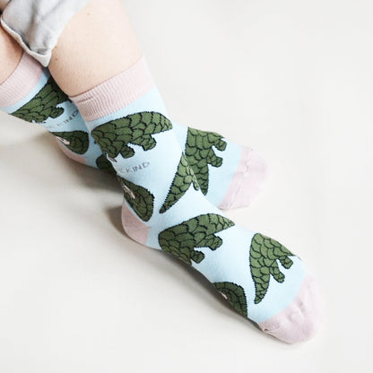 Save the Pangolins Bamboo Socks Socks Bare Kind