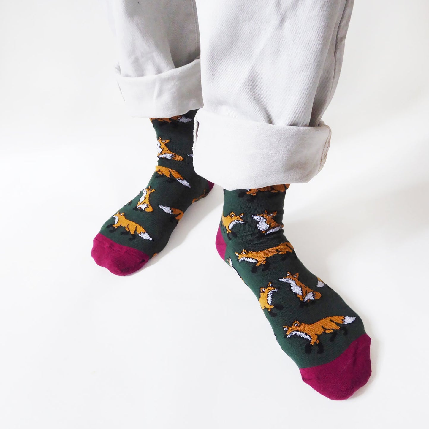 Save the Foxes Bamboo Socks Socks Bare Kind