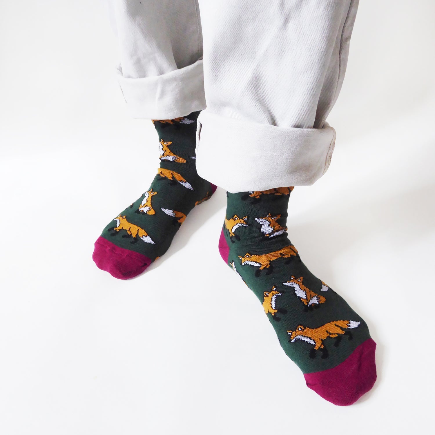 Save the Foxes Bamboo Socks Socks Bare Kind