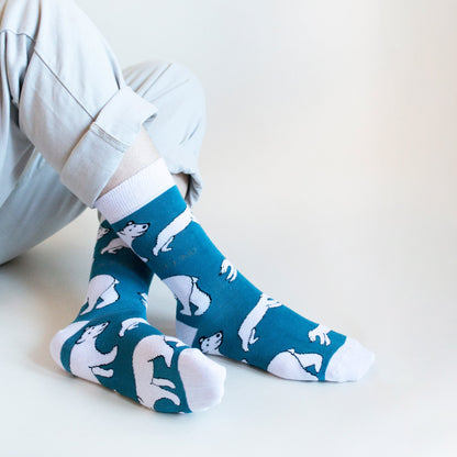 Arctic Animals Bamboo Socks Gift Box of 3 Socks Bare Kind