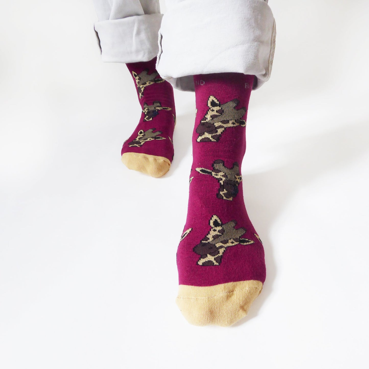 Save the Giraffes Bamboo Socks Socks Bare Kind