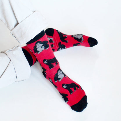 Save the Gorillas Bamboo Socks Socks Bare Kind