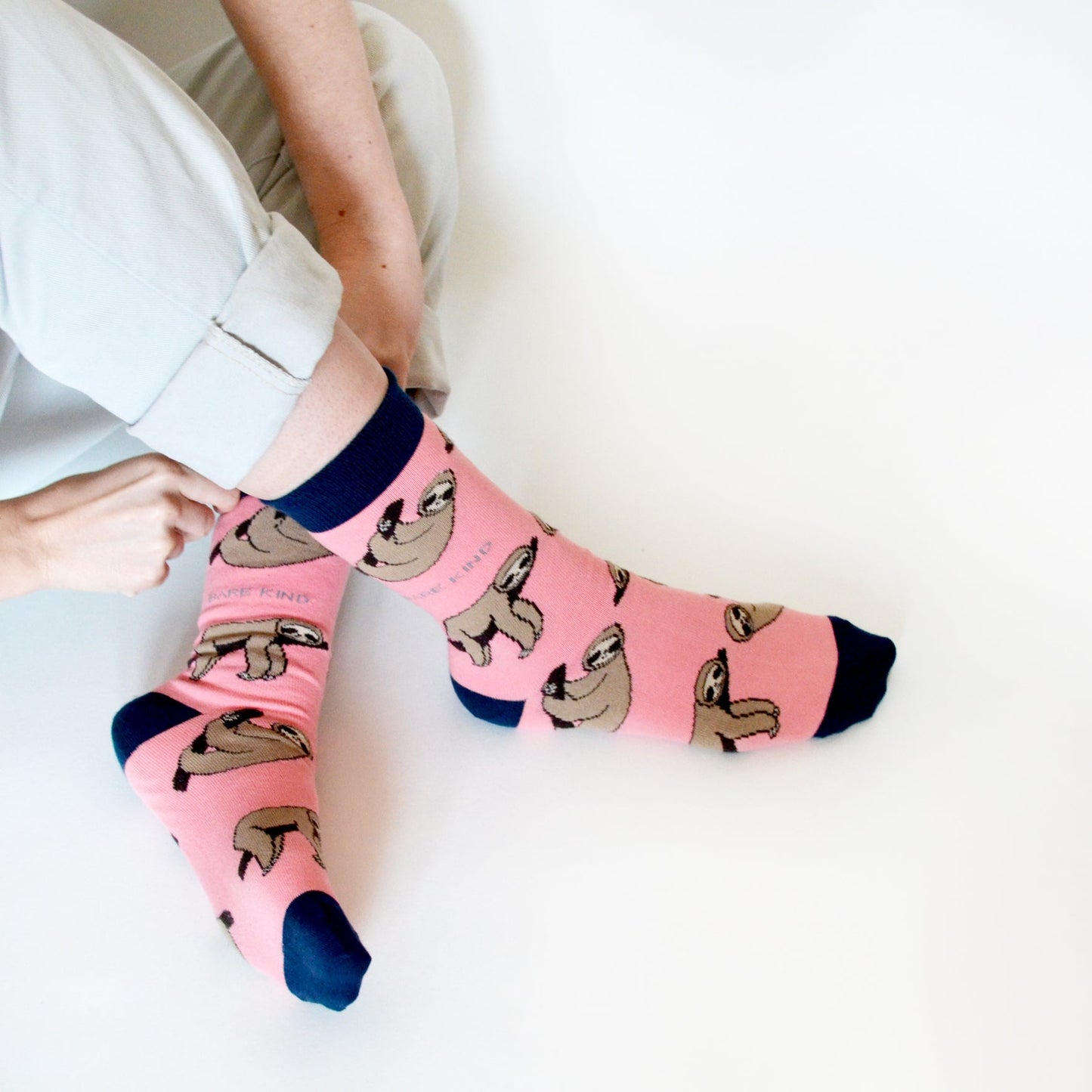 Save the Sloths Bamboo Socks Socks Bare Kind